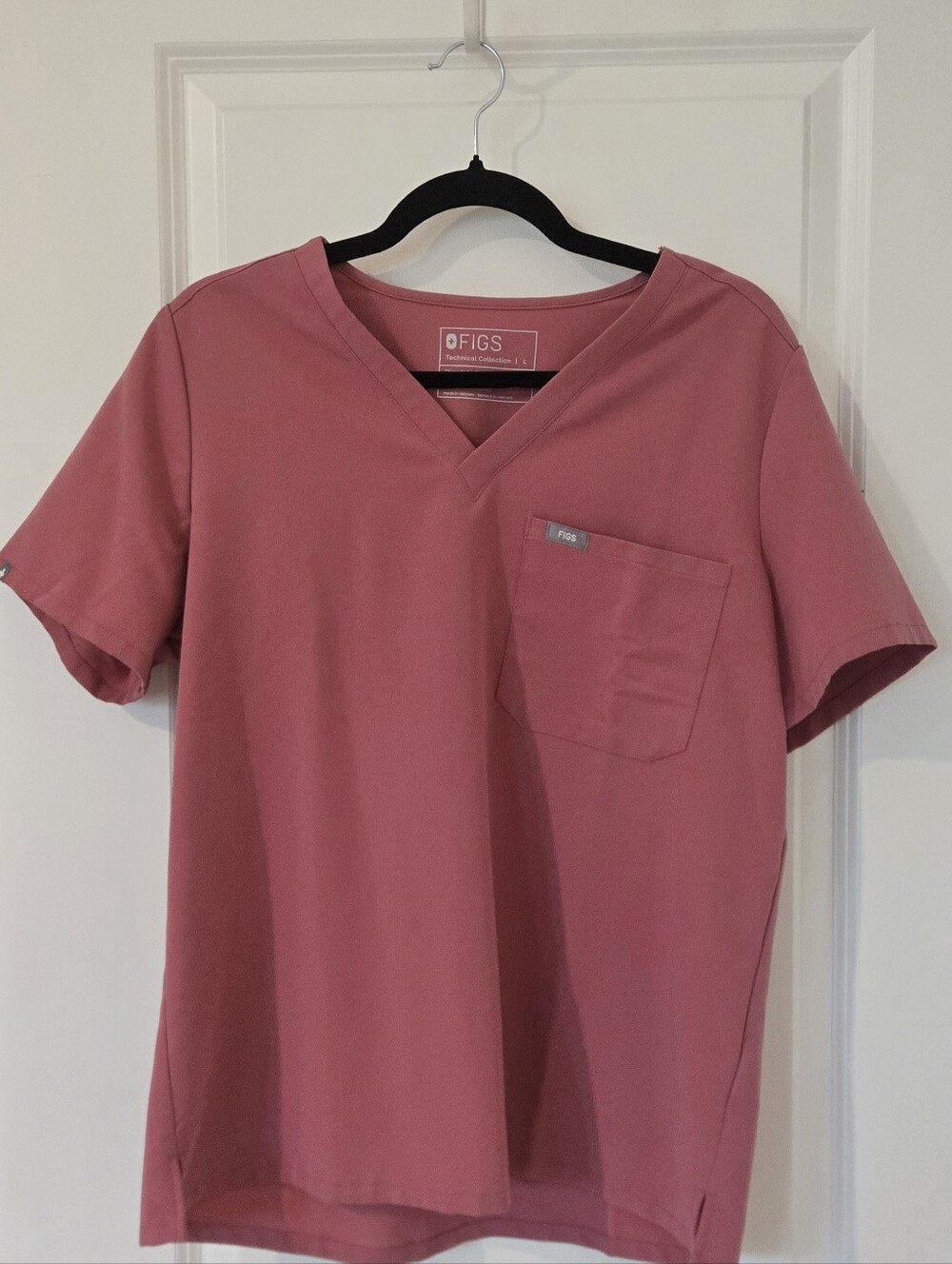 Figs Women's Breast Cancer Awareness One Pocket Scrub Top Limited Edition